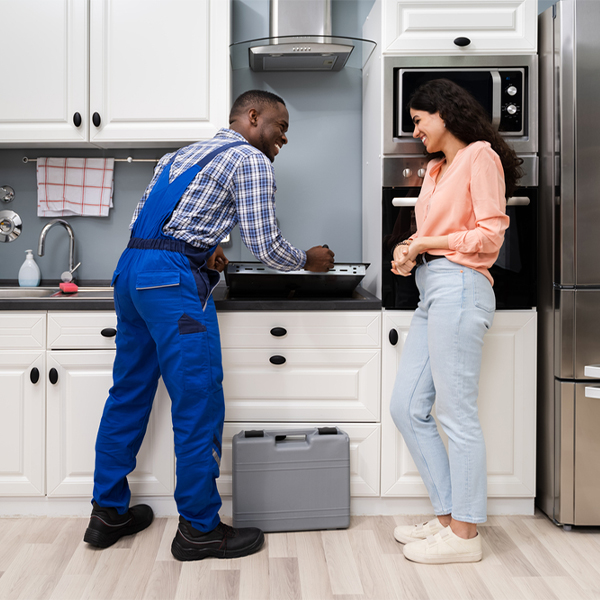 can you provide an estimate for cooktop repair before beginning any work in Dunlap